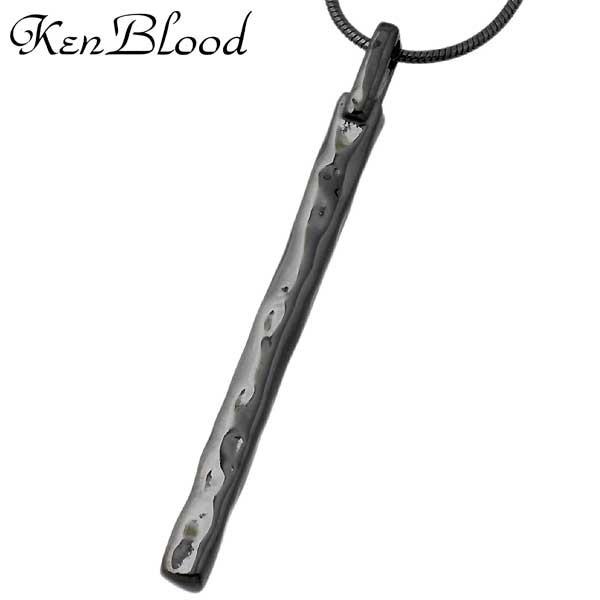5/7までポイント5倍 ケンブラッド KEN BLOOD スティック シルバーネックレス ブラック