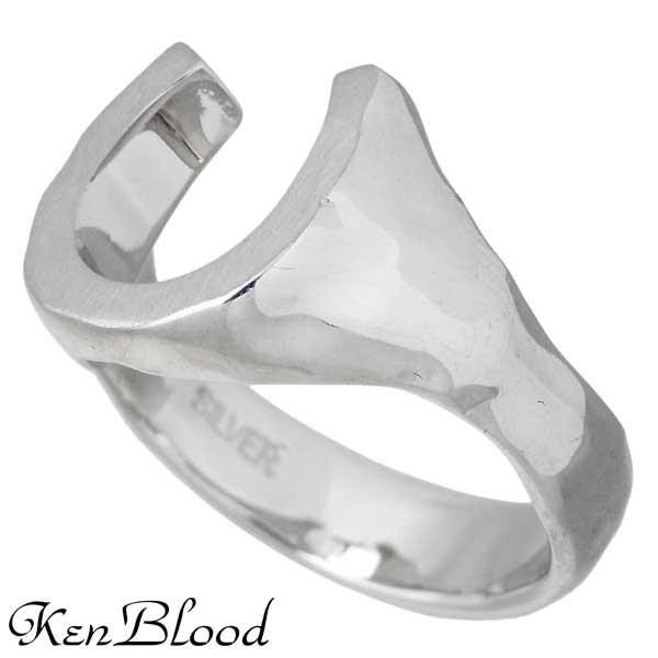 8日までポイント5倍 ケンブラッド KEN BLOOD 馬蹄 シルバーリング 指輪 ホースシュー 7〜23号の画像