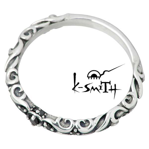 K-SMITH（ケースミス） 8日までポイント5倍 ブラック CZ シルバー
