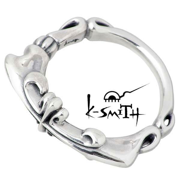 8日までポイント5倍 ケースミス K-SMITH クロス シルバー2本セット リング 十字架 指輪 16号〜19号の画像