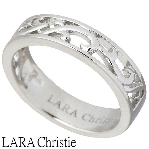 ララクリスティー LARA Christie シルバー リング 指輪 ペアー ランソー ホワイト ブラック｜baby-sies｜02