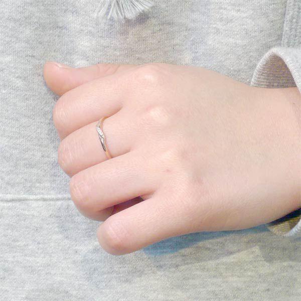 ラバーズリング Lovers & Ring K10 ゴールド ペア リング ダイヤモンド 指輪の画像