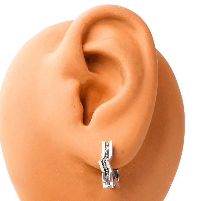 M'S COLLECTION（エムズコレクション） フープ シルバーピアス スター
