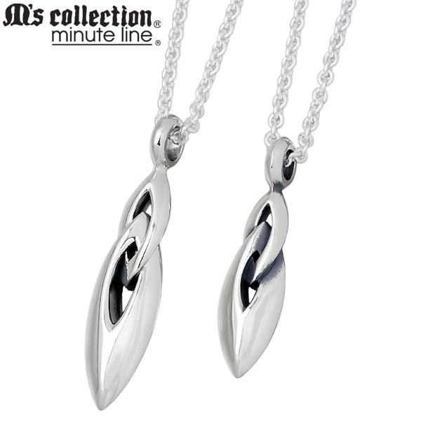 M'S COLLECTION - エムズコレクション M's collection ミニッツライン しろがね色西洋ナシ 首飾り