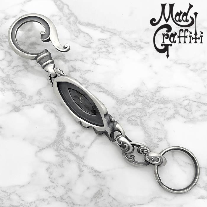 Graffiti マッドグラフィティ Mad シルバーキーチェーン Graffiti マッドグラフィティ Mad シルバーキーチェーン