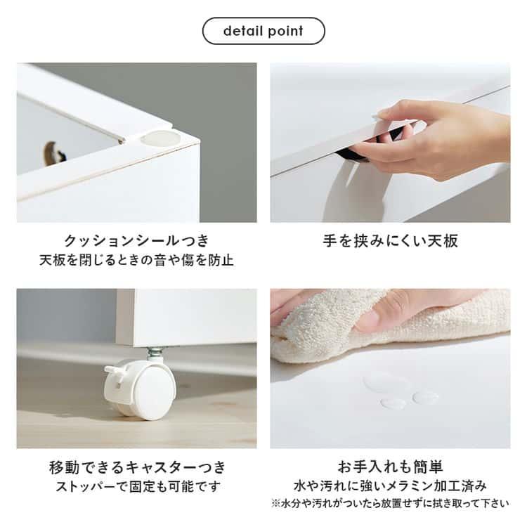 LEDライト付き 伸縮式 コスメ ワゴン ロータイプ ドレッサー 大き目