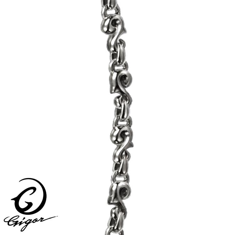 ジゴロウ リンク シルバー ネックレス BLOSSOM 40cm〜55cm シルバー925 アクセサリー GIGOR ブラッサムシリーズの画像