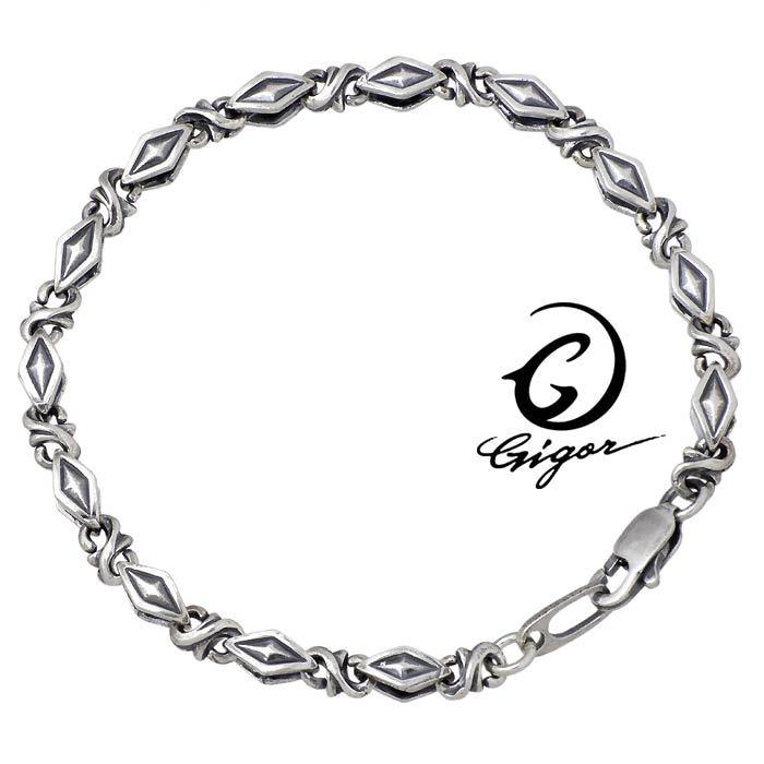 GIGOR（ジゴロウ） 25日までポイント5倍 シルバーブレスレット