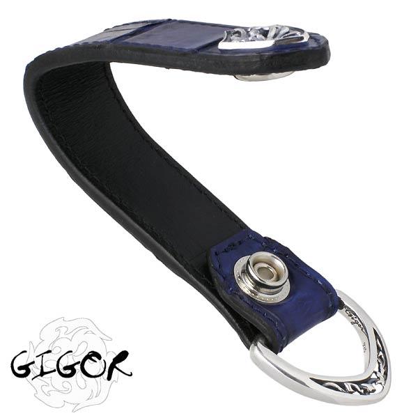 GIGOR（ジゴロウ） シスネス ベルトループ キーホルダー レザー 蛇