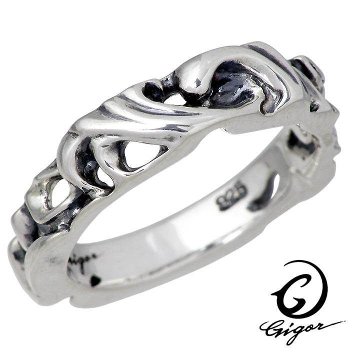 GIGOR（ジゴロウ） シルバーリング フレッジ S 指輪 7号〜25号 : Baby