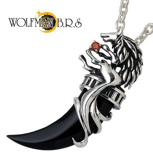 WOLFMAN B.R.S シルバー925ペンダント WOLFMAN B.R.S（ウルフマンBRS） ファイヤー ウルフ ドッグタグ