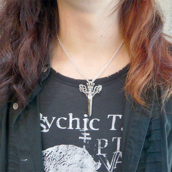 美品✨ウルフマン ネックレス アクセ ケルティック エンジェル クロス シルバー WOLFMAN B.R.S 9月7日までポイント5倍 ウルフマンB.R.S