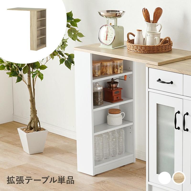 55L 大容量　収納ボックス カート　キッチンテーブル 19日までポイント5倍 キッチン カウンター テーブル 幅120cm