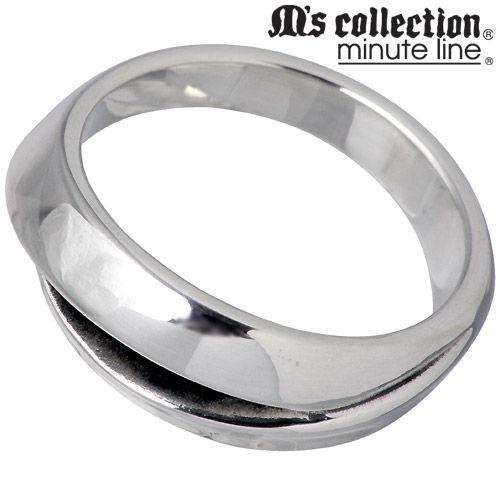 エムズコレクション M's collection ミニッツライン シルバー ペア リング 指輪｜baby-sies｜03