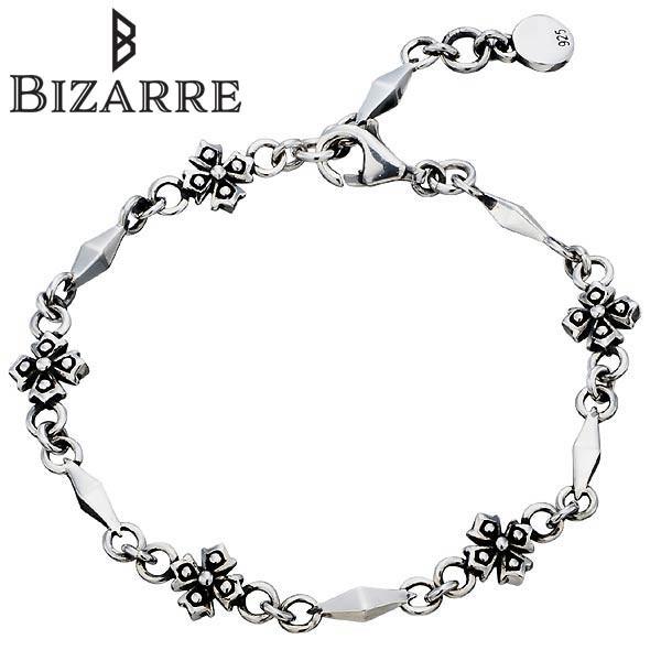 Bizarre（ビザール） クロッシング シルバーブレスレット メンズ