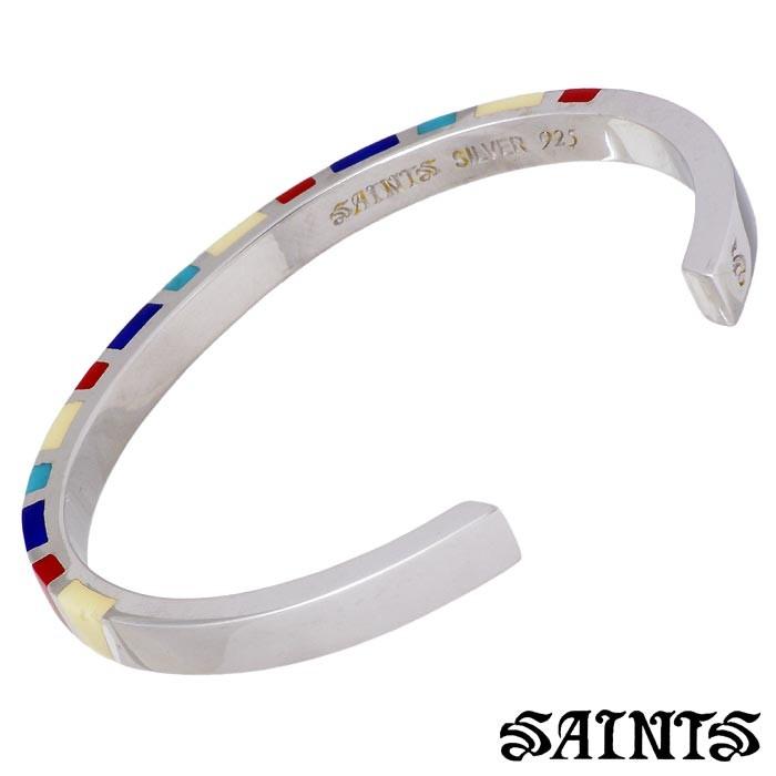 SAINTS（セインツ） シルバーペア バングル マルチカラー : Baby・Sies