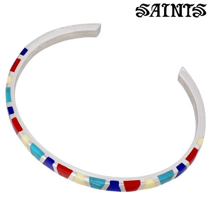 SAINTS（セインツ） シルバーペア バングル マルチカラー : Baby・Sies