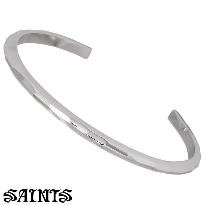 工場直送 セインツ Saints シルバー バングル ハンマーアイ メンズ 予約販売品 Www Thedailyspud Com