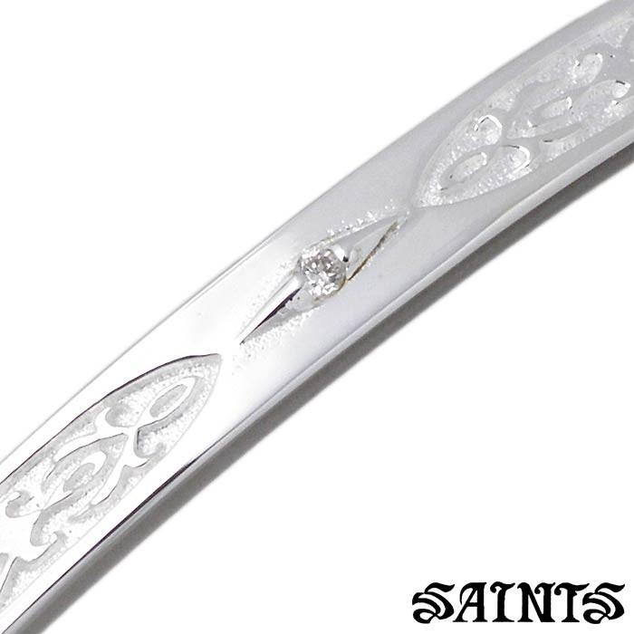 8日までポイント5倍 セインツ SAINTS コプラ アラベスク シルバーペア バングル ダイヤモンドの画像