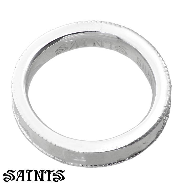 SAINTS（セインツ） SAINTS 4ミリ幅 マルチフェイス シルバーリング 