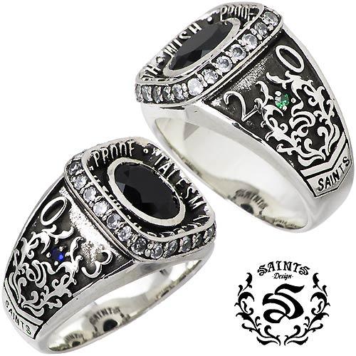 ◆【美品】シルバーブランド SAINTS セインツ リング SAINTS（セインツ） 27日までポイント5倍！ セインツ08 カレッジ