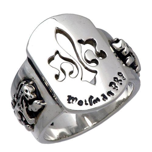 WOLFMAN / B.R.Sセイントフレアリング/シルバー/SV925/21号/SLV/メンズ WOLFMAN B.R.S 17日までポイント5倍 ウルフマンB.R.S セイントフレア