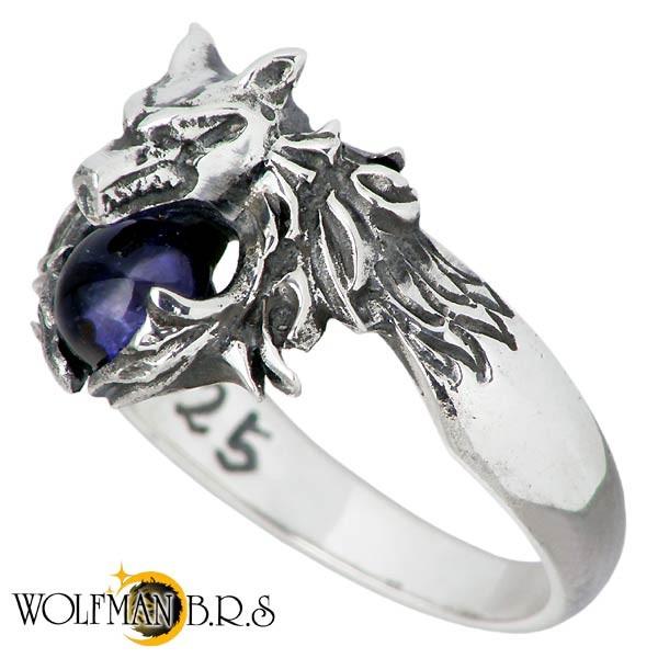 WOLFMAN B.R.S シルバーリング ウルフバンドリング７号 楽天市場】ウルフマン アローンウルフ リング 17〜23号 指輪 狼