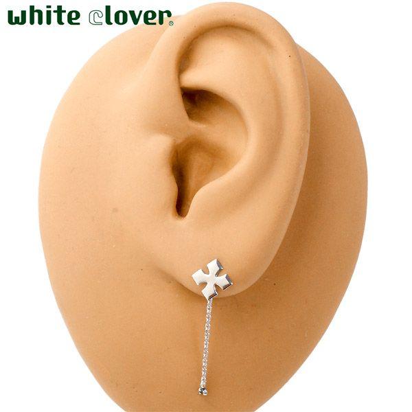 クローバー ピアス ホワイトゴールド 楽天市場】K18WGクローバー ホワイトゴールドピアス（0.7mm芯