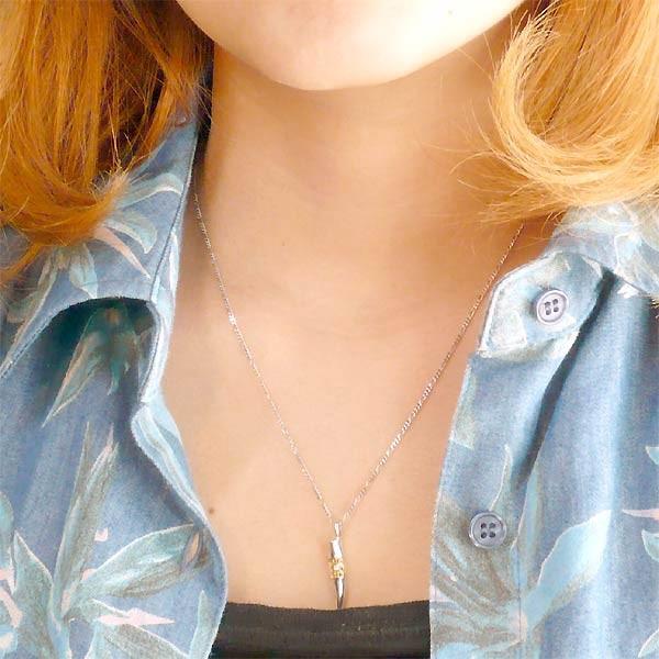Dr MONROE ドクターモンロー シルバーネックレス K18YG Dr MONROE ドクターモンロー シルバーネックレス K18YG