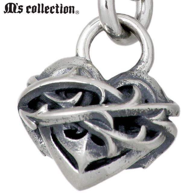 M'scollectionシルバー925 ハートデザイン ネックレス M'S COLLECTION（エムズコレクション） ミニ ハート シルバー