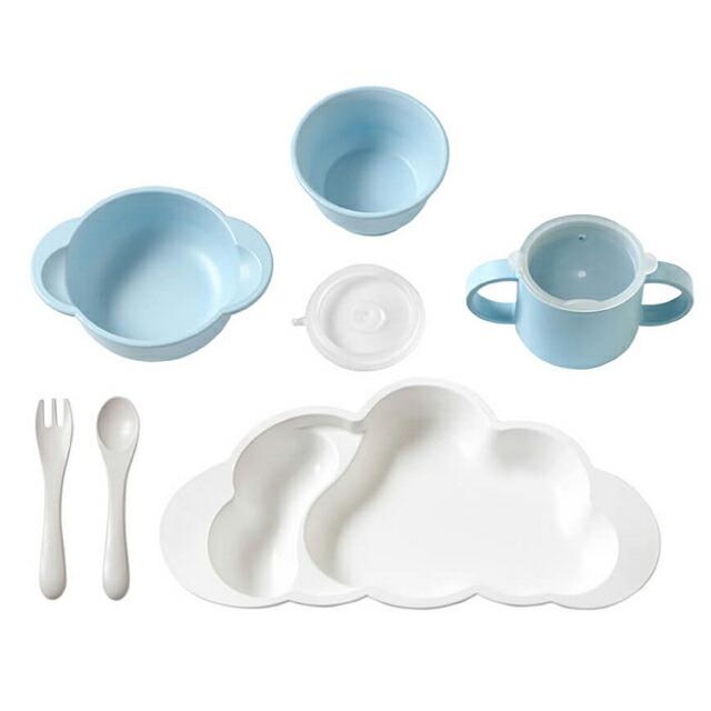 10mois(ディモア) mamamanma grande(マママンマ グランデ)セット ブルー|お食事セット ベビー食器 離乳食 雲の形 出産祝い 耐熱 フィセル 日本製 :25106801:ベビスマ - 通販 - Yahoo!ショッピング 10mois(ディモア) mamamanma grande(マママンマ グランデ)セット ブルー|お食事セット ベビー食器 離乳食 雲の形 出産祝い 耐熱 フィセル 日本製 :25106801:ベビスマ - 通販 - Yahoo!ショッピング