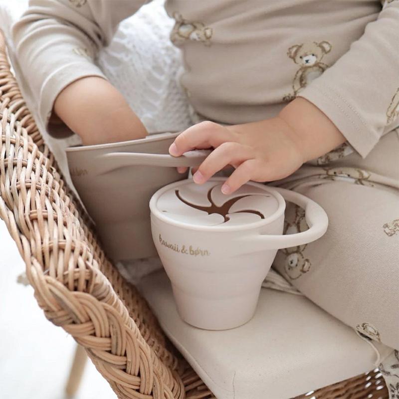 スナックカップ 蓋付き こぼれにくい お菓子入れ kawaii&born お菓子