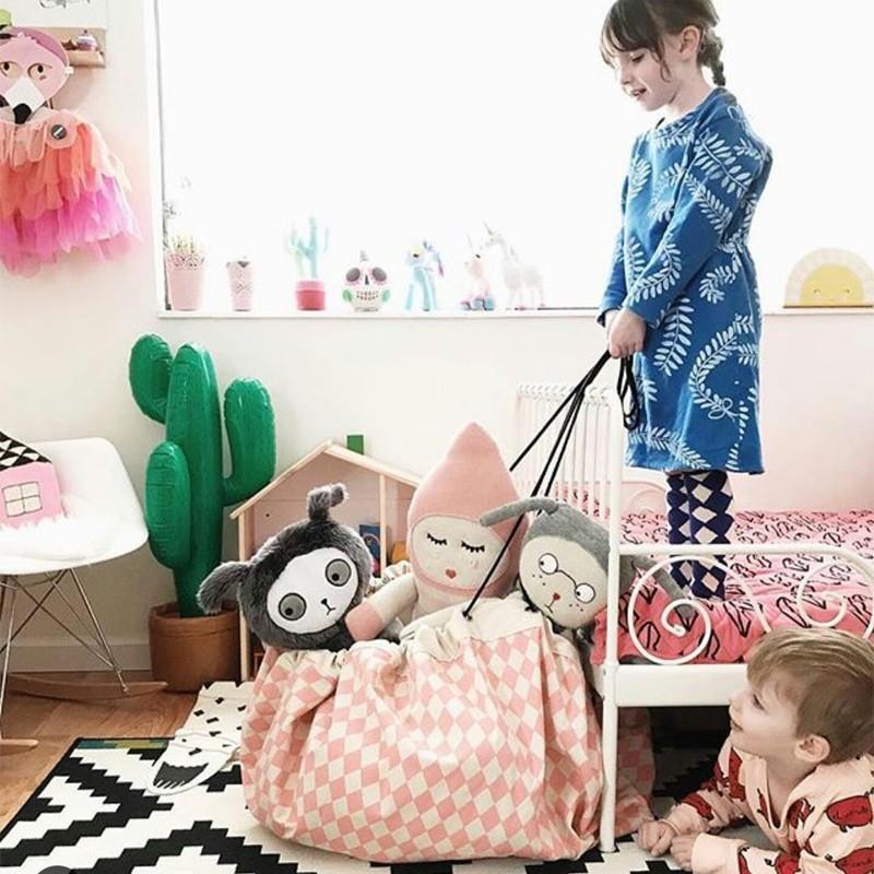 プレイマット Play Go プレイ ゴー 2way 巾着 おもちゃ 収納 バッグ 袋 簡単 お片付け 見せる収納 ラグ かわいい おしゃれ 北欧 誕生日プレゼント Pg99 ベビー 雑貨 Vivi ヤフー店 通販 Yahoo ショッピング