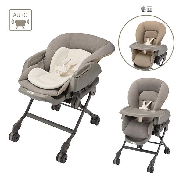 お値下げ〈美品〉Combi ネムリラ　3D ベビーチェア グレー Combi コンビ（combi）ネムリラAutoDR（グレー）ネムリラオート