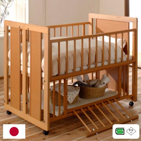 ベビー おしゃれ 1台2役 ロングライフ Kintaro ベビーベッド 赤ちゃんベッド ジュニアベッド 日本製 おしゃれ ネオ 2way 赤ちゃん ベッド キンタロー Bl 003 ベビーベッド屋さん Dx180 ネオ ジュニア ベビーベッド