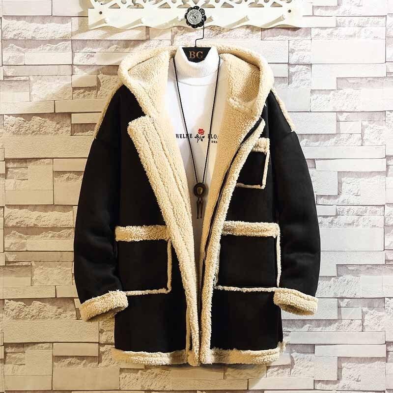 メンズ ジャケット コート フェイクファー フード付き カジュアル 秋冬 全ての