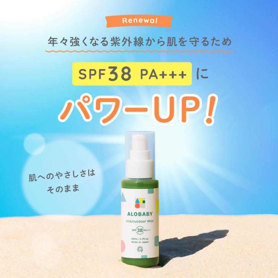 ALOBABY（アロベビー） SPFがパワーUP 日焼け止め UV アウトドアミスト