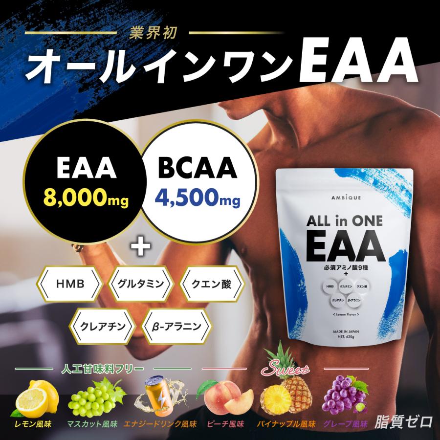 AMBiQUE アンビーク EAA オールインワン 620g BCAA アミノ酸 AMBiQUE アンビーク EAA オールインワン 620g BCAA アミノ酸