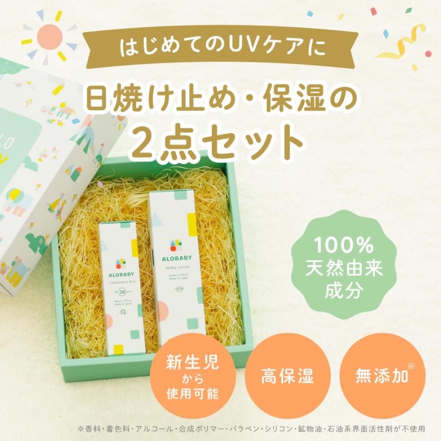 ALOBABY（アロベビー） ギフトBOX付 公式 ベビー サンケアギフト 2点