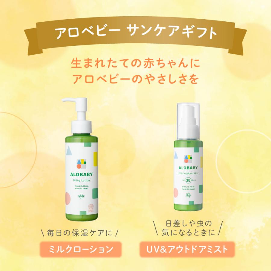 ALOBABY（アロベビー） ギフトBOX付 公式 ベビー サンケアギフト 2点