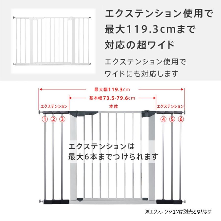 ペットゲート ペットフェンス ドア付き つっぱり 犬 柵 おしゃれ