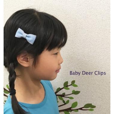 Baby Deer Clips ベビー キッズ 赤ちゃん ヘアピン ヘアクリップ ヘア