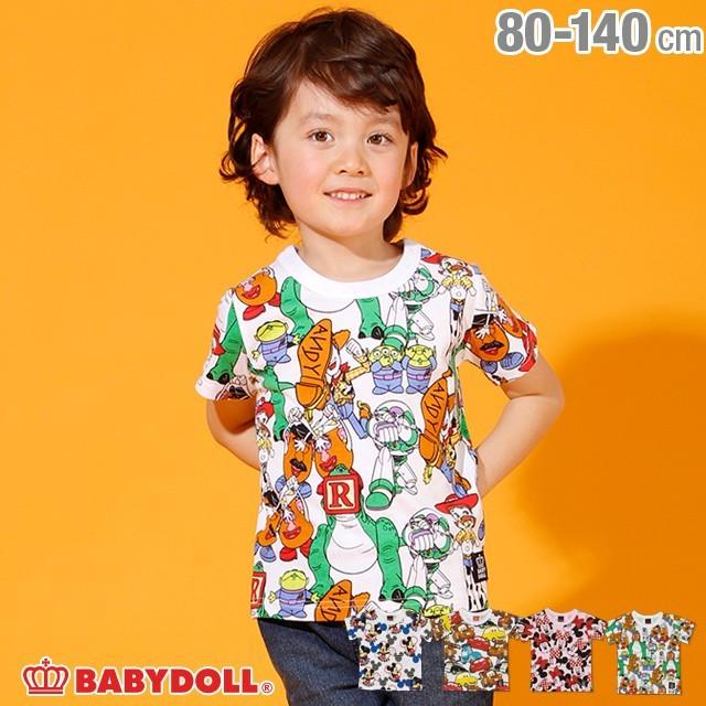 50 Off Sale ベビードール Babydoll 子供服 ディズニー キャラクター 総柄 Tシャツ 2136k キッズ 男の子 女の子 Disney Babydollヤフー店 通販 Yahoo ショッピング