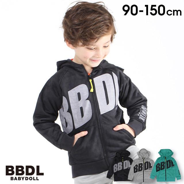 30 Off Sale ベビードール Babydoll 子供服 dl パーカー ジップ Bigロゴ 4274k ボトム別売 キッズ 男の子 女の子 Babydollヤフー店 通販 Yahoo ショッピング