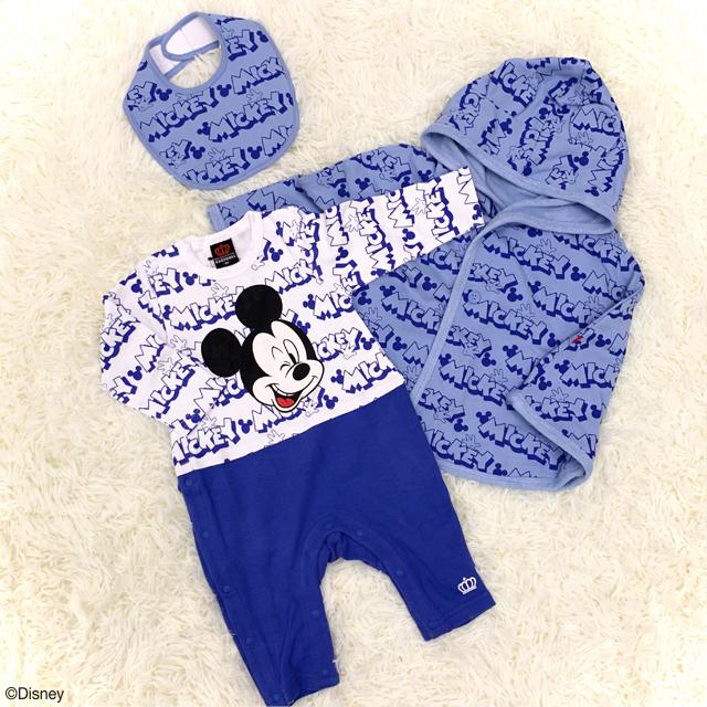Disney（ディズニー） 綿100% 子供服 3点ギフトセット BOX付き【*DY