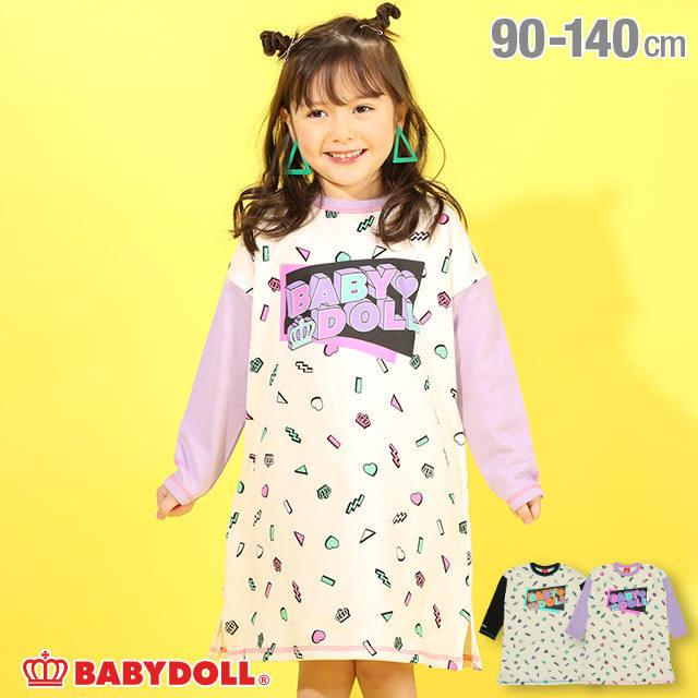 子供服 ワンピース モチーフ 総柄 47k 50 Off Sale ベビードール Babydoll キッズ 女の子 Babydollヤフー店 通販 Yahoo ショッピング