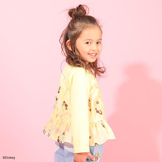 50 Off Sale ベビードール Babydoll 子供服 ディズニー ロンt キッズ 永遠の定番モデル Disney 女の子 ボトム別売 キャミ付き 46k プリンセス