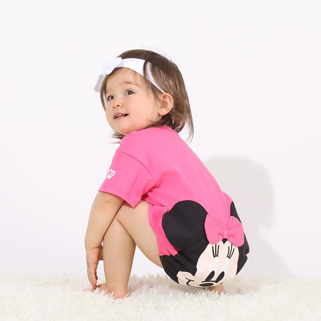 子供服 ロンパース ぽってり ディズニー 4938b Off Sale Babydoll 今月限定 特別大特価 ベビーサイズ ベビードール 男の子 Disney 女の子