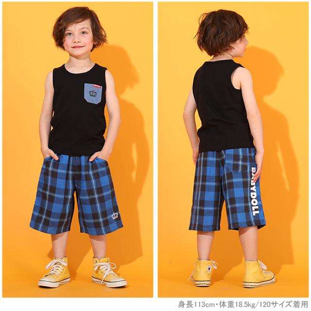 BABYDOLL（ベビードール） ハーフパンツ キッズ 子供服 チェック柄