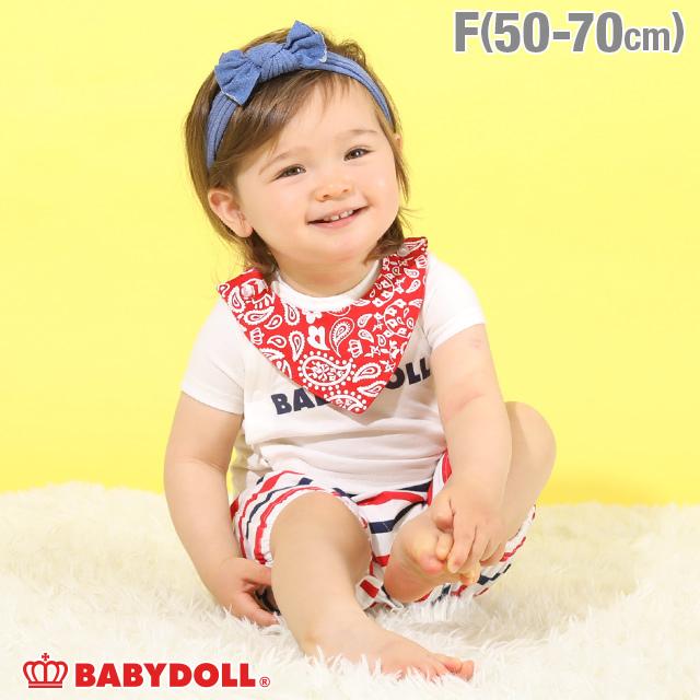 50 Off Sale ベビードール Babydoll 子供服 2wayオール 女の子 新生活 ペイズリー柄 男の子 ベビー 5245b